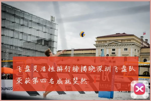 飞盘灵活性排行榜揭晓深圳飞盘队荣获第四名成就斐然